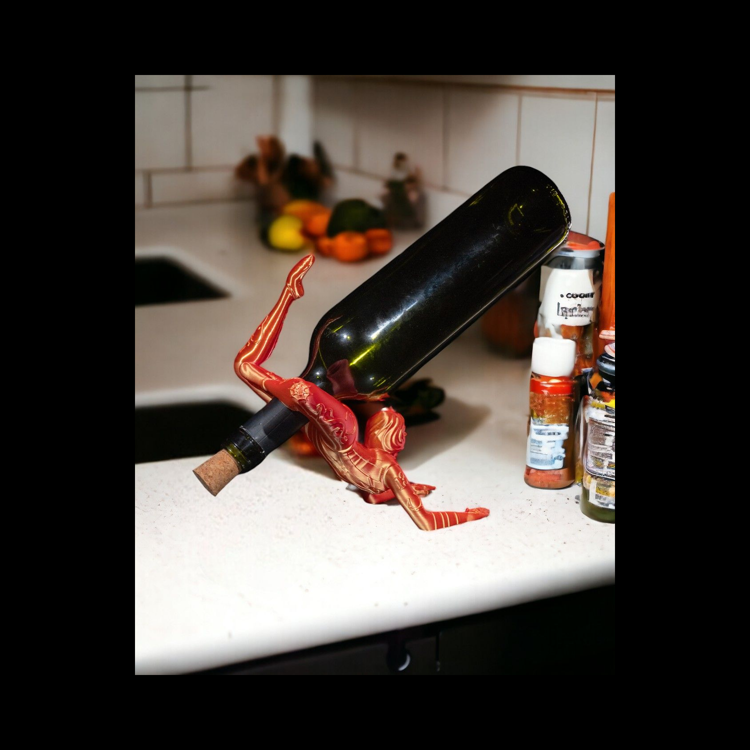 Soporte para botella de vino Contortionist