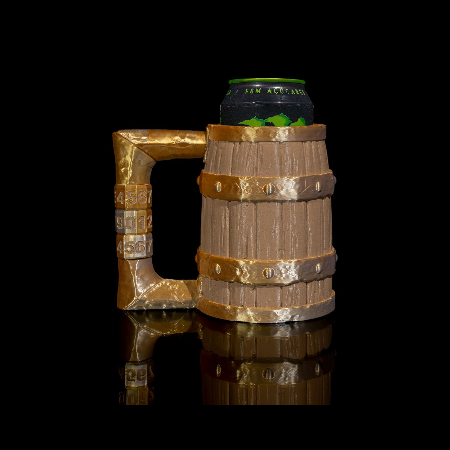 Soporte para lata Keg o’ Beer