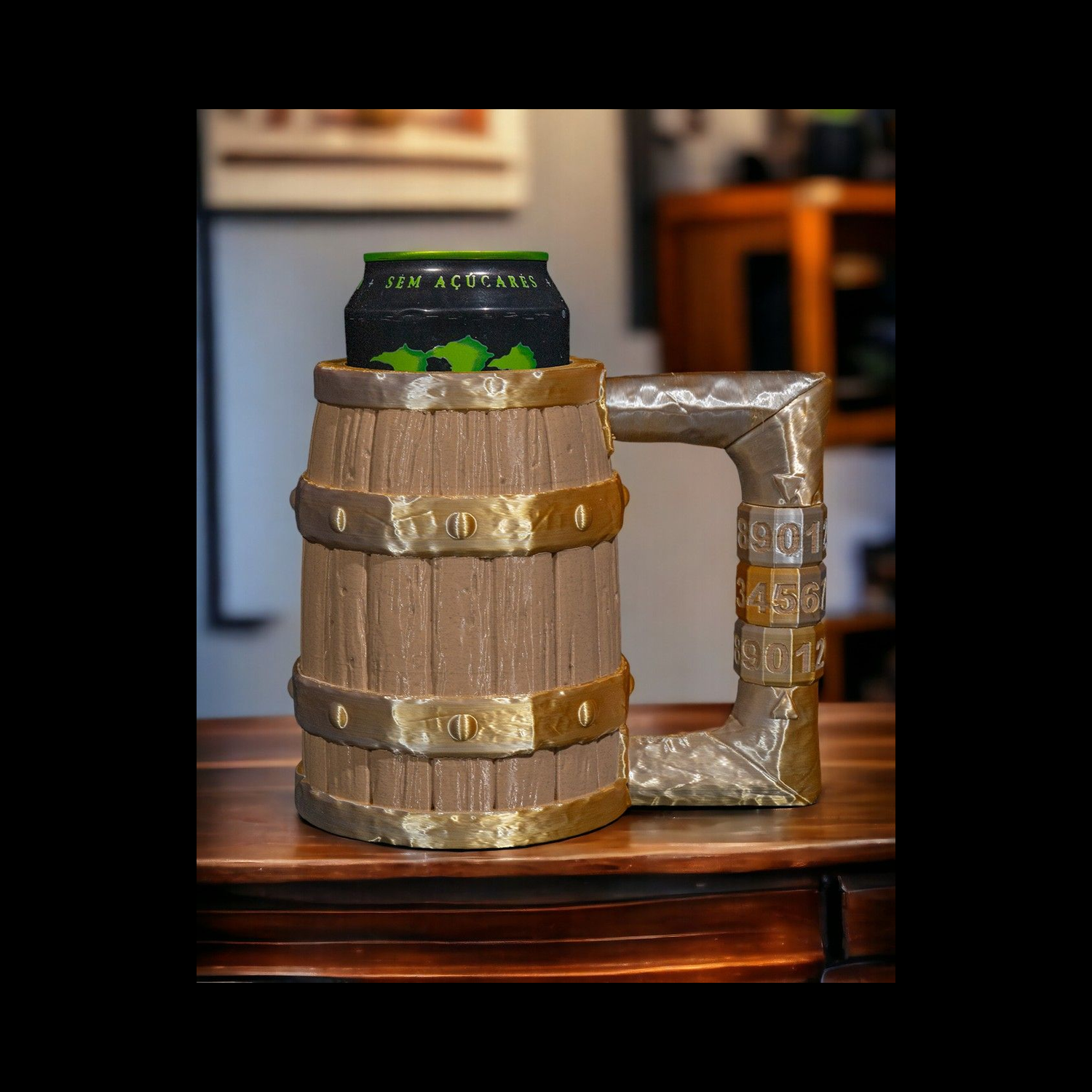 Soporte para lata Keg o’ Beer